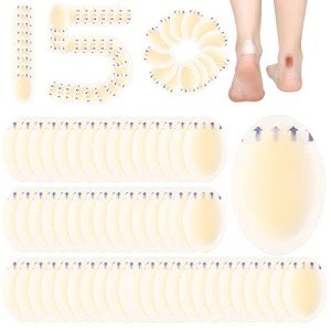 150 Pcs Waterproof Hydrocolloid Blister Bandages