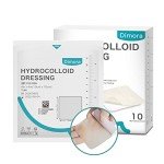 Hydrocolloid Adhesive Bandage Patches, Box of 10