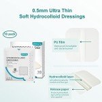 Hydrocolloid Adhesive Bandage Patches, Box of 10
