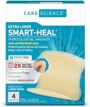 Hydrocolloid Bandages, Large, 100% Waterproof, 4CT