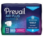 Prevail Air Daily Brief | Size 2 | Breathability | Ultimate Absorbency | 18 Count (Pack of 4)