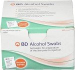 BD Alcohol Prep Swabs - Pack of 100