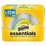 Bounty Essentials Select-A-Size Paper Towels, 6 Rolls