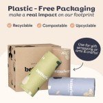Betterway Bamboo Paper Towels – 6 Rolls, Strong & Absorbent