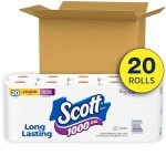 Scott 1000 Toilet Paper, 20 Regular Rolls