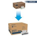 Pacific Blue 2-Ply Facial Tissue Flat Box, 100 Sheets