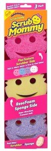 Scrub Daddy & Mommy Dual-Sided Cleaning Sponges