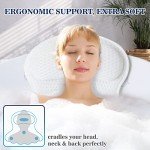 Comfortable Bath Pillow for Head and Neck Support