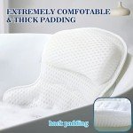 Comfortable Bath Pillow for Head and Neck Support