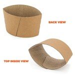 200 Pack Disposable Coffee Cup Sleeves – 12-24 oz