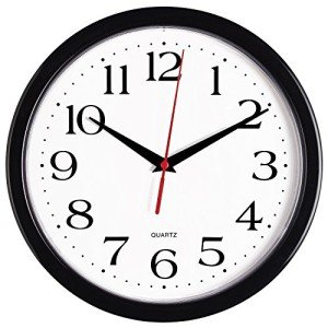 Silent Quartz Wall Clock - Easy-to-Read Design