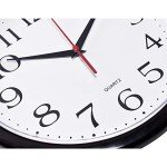 Silent Quartz Wall Clock - Easy-to-Read Design