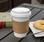 200 Pack Disposable Coffee Cup Sleeves – 12-24 oz