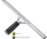 Unger 12” Stainless Steel Window Squeegee with Rubber