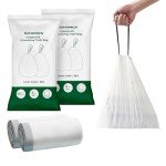 8-Gallon Drawstring Trash Bags – 90 Count