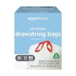 Amazon Basics 13 Gallon Tall Kitchen Trash Bags