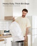 8-Gallon Drawstring Trash Bags – 90 Count