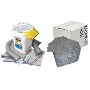 Spill Absorbent Kit: 5 Gallon with 100 Pads