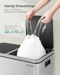 8-Gallon Drawstring Trash Bags – 90 Count