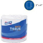 Genuine Joe 2-Ply Bath Tissue Rolls - 400 Sheets