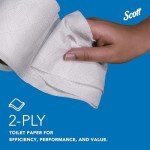 Scott® Professional White Two-Ply Bath Tissue, 80 Rolls