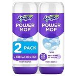Swiffer PowerMop Floor Cleaner, Fresh Scent, 2 Pack