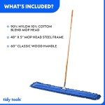 Tidy Tools 48" Commercial Dust Mop & Sweeper