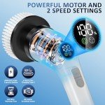 Cordless Electric Spin Scrubber with 7 Brush Heads