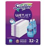 Swiffer WetJet Refill Pack: 32 Pads + Cleaner