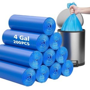 Compostable 4 Gallon Trash Bags - 200 Pack