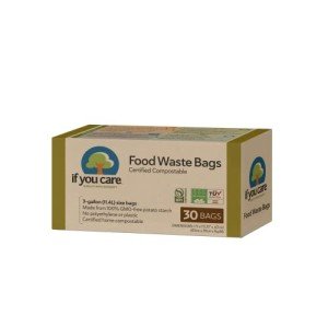 Compostable Trash Bags for Kitchen Waste - 30 Count