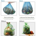 Compostable 4 Gallon Trash Bags - 200 Pack