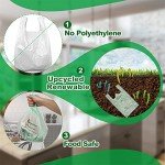 OrangeBio 3 Gallon Biodegradable Trash Bags - 100 Pack