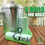 Compostable Kitchen Trash Bags - 50 Bags Roll