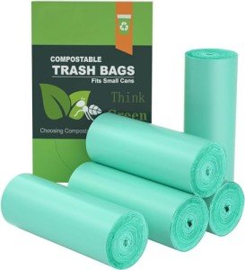 AYOTEE 200 Mini Compostable Trash Bags, 1.2 Gallon