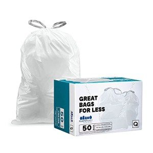 Custom Fit Trash Bags for Simplehuman Code Q – 50 Count