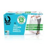 Hippo Sak Eco-Friendly Tall Kitchen Trash Bags - 90 Count