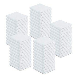 50 Pack of 100% Cotton Terry Cleaning Towels