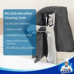 MR.SIGA All-Purpose Microfiber Cleaning Cloths, 6-Pack