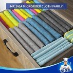 MR.SIGA All-Purpose Microfiber Cleaning Cloths, 6-Pack