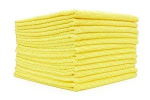 All-Purpose Microfiber Terry Cleaning Towels - Yellow
