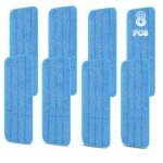8 Pack Microfiber Mop Pads for Wet/Dry Mops