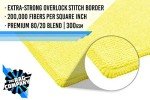 All-Purpose Microfiber Terry Cleaning Towels - Yellow