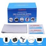 Pre-Moistened Lens Wipes for Screens and Glasses