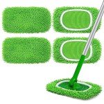 Reusable Microfiber Mop Pads for Swiffer - 4 Pack