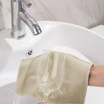 6 Pack Microfiber Glass Cleaning Cloths - Lint Free