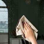 6 Pack Microfiber Glass Cleaning Cloths - Lint Free