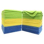 Microfiber Cleaning Towels 16x16 - 36 Pack