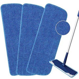 Microfiber Mop Pads Replacement - 3 Pack