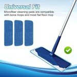 Microfiber Mop Pads Replacement - 3 Pack